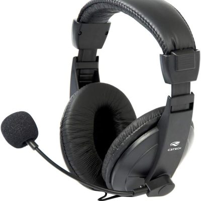 Headset C3Tech PH-60BK Voice ComFort – Preto